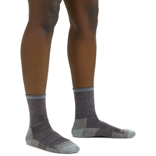 Women's Ida May Work Socks in Shale on foot